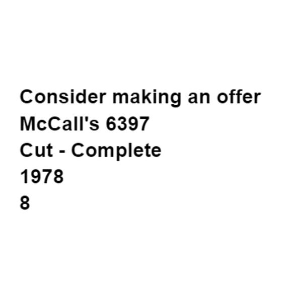 McCalls 6397 Pattern Dress Slip Miss 8 Pullover Flutter Sleeve Midi Knee Maxi - Picture 3 of 5